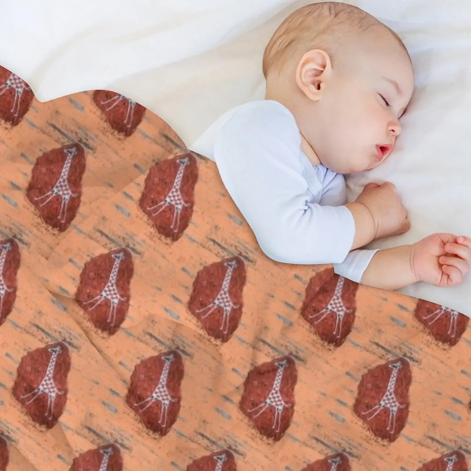 Giraffe Throw Blanket Soft Plaid Custom Large Softest Blankets