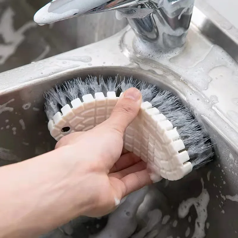 

Multifunctional Household Cleaning Brush Bathroom Bathtub Floor Brush Without Dead Corners Cleaning Brush Home Clean Supplies