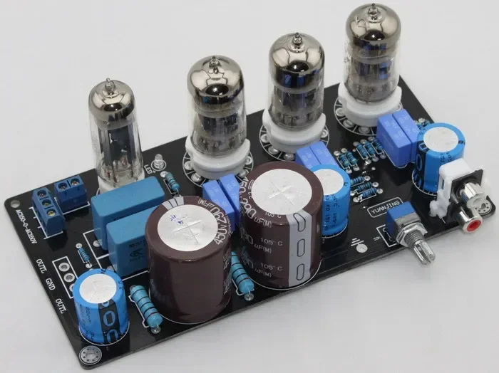 using 4pcs 6N4 tube amplifier board / Pre-amplifier board(Reference Maratz 7 circuit amplifier boards)