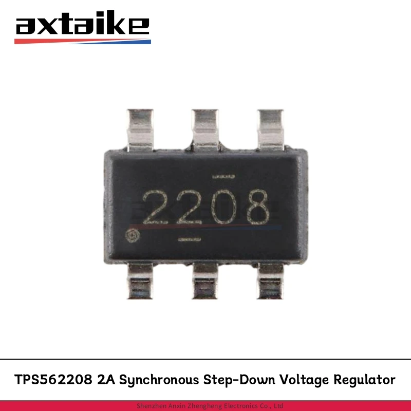 20PCS TPS562208DDCR SOT23-6 TPS562208 4.5V to 17V Input 2A Synchronous Step-Down Voltage Regulator SMD IC Device Marking: 2208