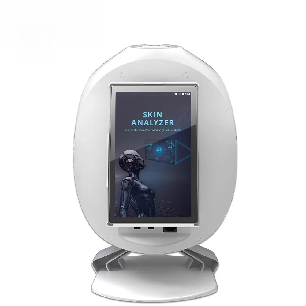 Professional 3D Portable Facial Skin Analyzer with 5-inch Touch Screen Wrinkle Analysis for Home & Spa Use