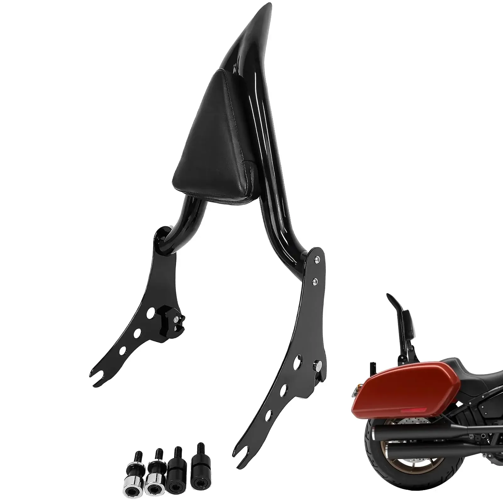 Barre de dossier arrière de moto pour Harley Softail Sport Glide FLSB Low Rider ST FXLRST 117 FXRST 