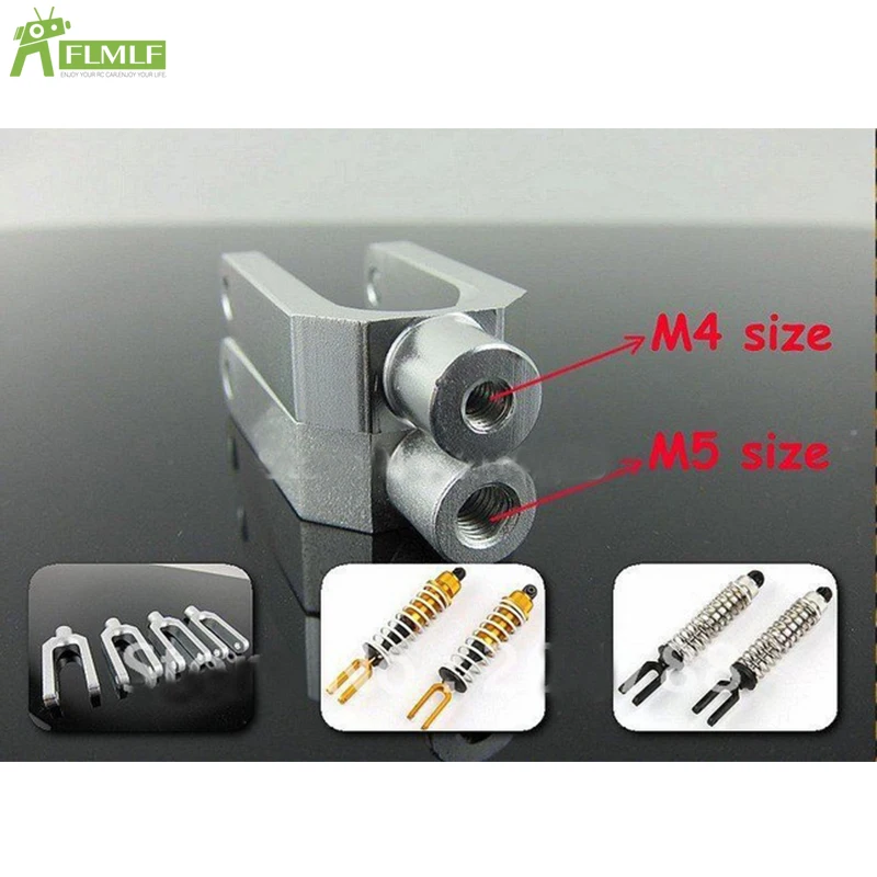Alloy Shock Absorber Suspension Fork M4 Hole or M5 Holes Fit for 1/5 FS Racing Rc Car Toys Games Parts image 3