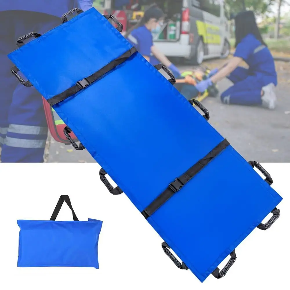 

Waterproof Patient Positioning Sheet 12 Handles Nylon Material Flip Over Care Pad Portable Aid Reinforcement Strap