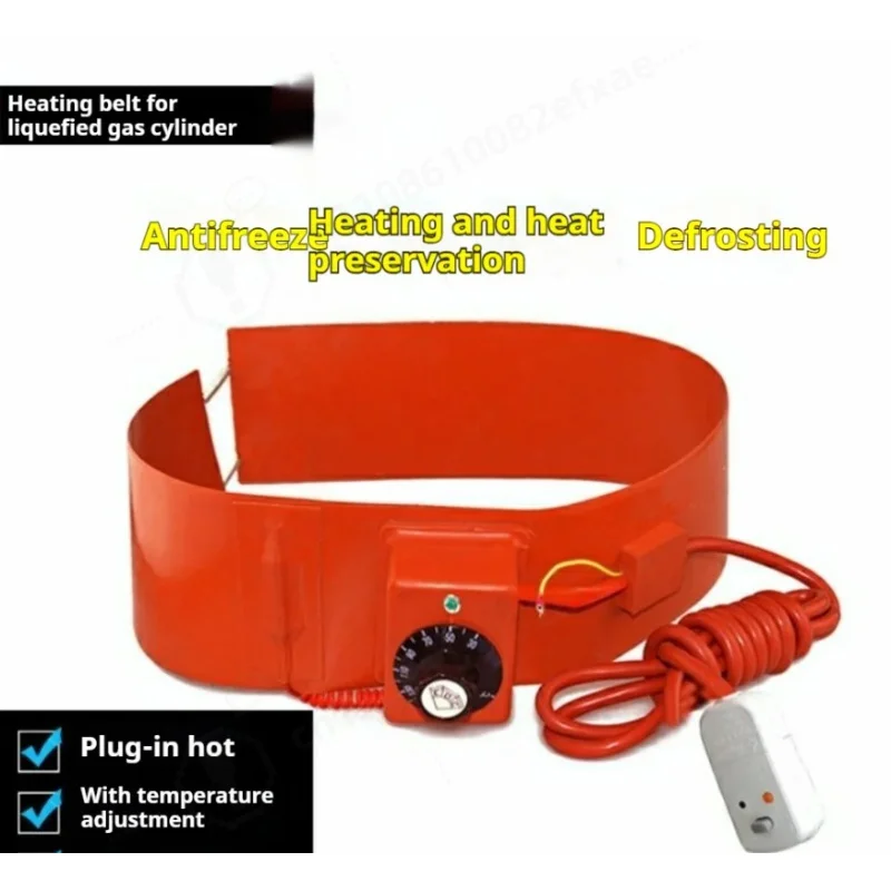 Electric Oil Drum Silicone Heating Belt Silicone Band Drum Heater Silicone Rubber Heater Oil Gas Tank Metal Barrel Heater