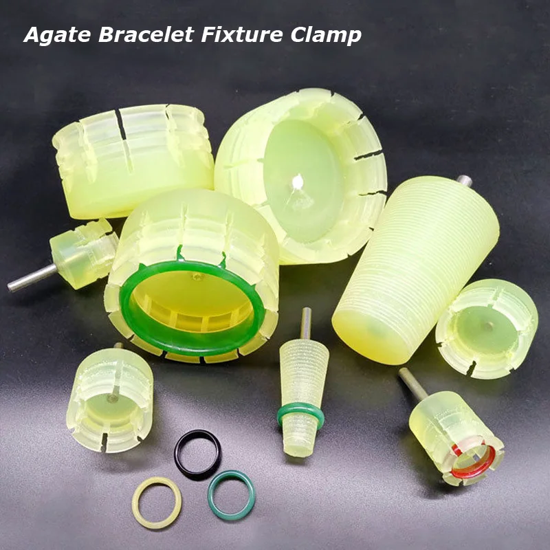 

1pcs Agate Bracelet Fixture Clamp Jade Ring Outer Inner Polishing and Fixing Device PU Shaping Rod Holder