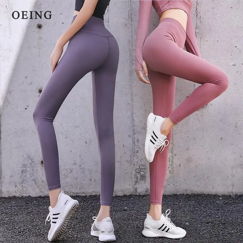 

Naked Feeling Yoga Pants Sport Tights Woman Gym Fitness High Waist Leggings Push Up Workout Running Athletics Legging Sportswear