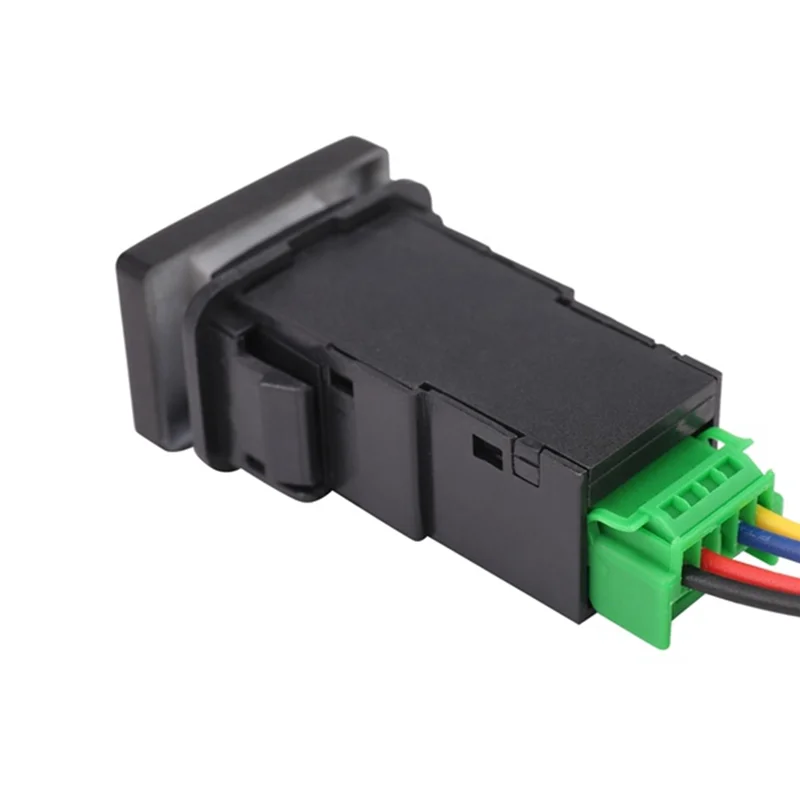 

Firmly 2Pcs 12V Blue LED Illuminated Switch On/Off For Toyota Landcruiser Yaris RAV4 Black