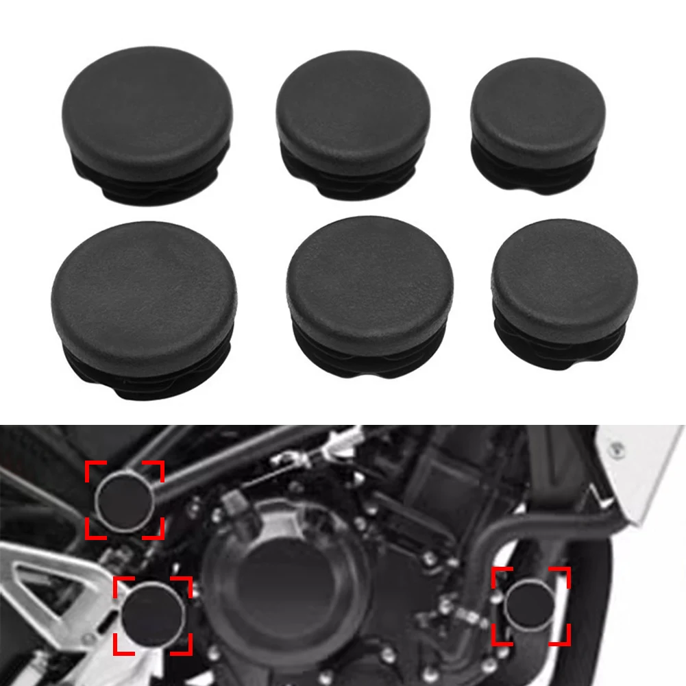 

6PCS Motorcycle Frame Hole Cover Caps Plug Decorative Set Plastic For Honda CB125R CB150R CB250R CB300R 2018 2019 2020 2021 2022