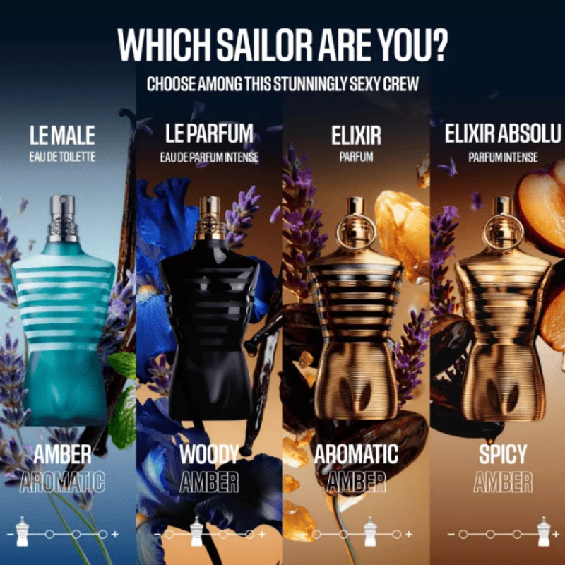 Jean Paul Gaultier Le Beau Le Parfum 4.2Oz Men's Perfume, Long Lasting Fresh Oriental Scent, Elegant Luxury Fragrance, Popular High Demand Designer Perfume view 4