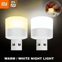 Xiaomi Youpin Mini Lights USB Plug Lamp Eye Protection LED Night Light Gift Small Round Lamp Christmas Bedroom Decoration Home