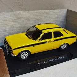 Diecast 1:18 Scale FORD Escort MK1 RS 2000 Simulation Alloy Car Model Toy Collectible Gifts Ornaments