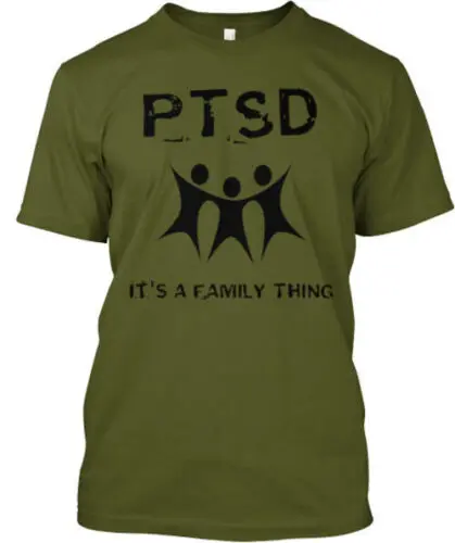 PTSD T-Shirt Made in the USA Size S to 5XL