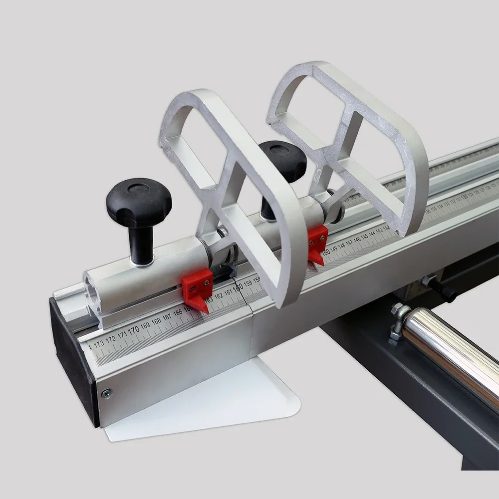 Precision panel saw with ruler push table saw, material cutting saw with telescopic support, woodworking table saw accessories