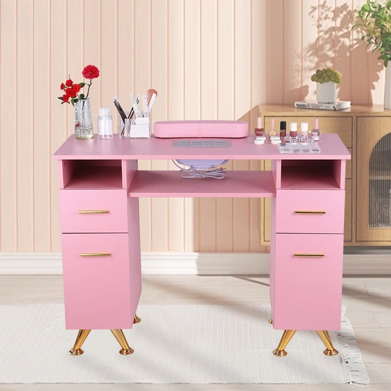 

Nail Table Pink Nail Table Comfortable Soft Bag with Cleaner