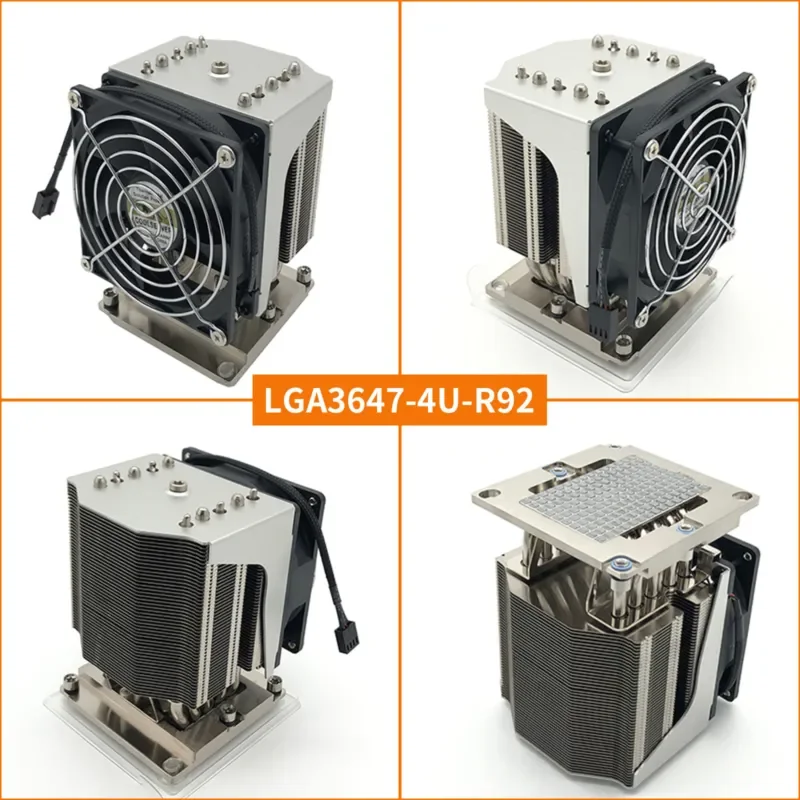CPU Server Radiator 3467 Series Heat Pipe Rectangular Main Board Installation Host Cooling System High Performance