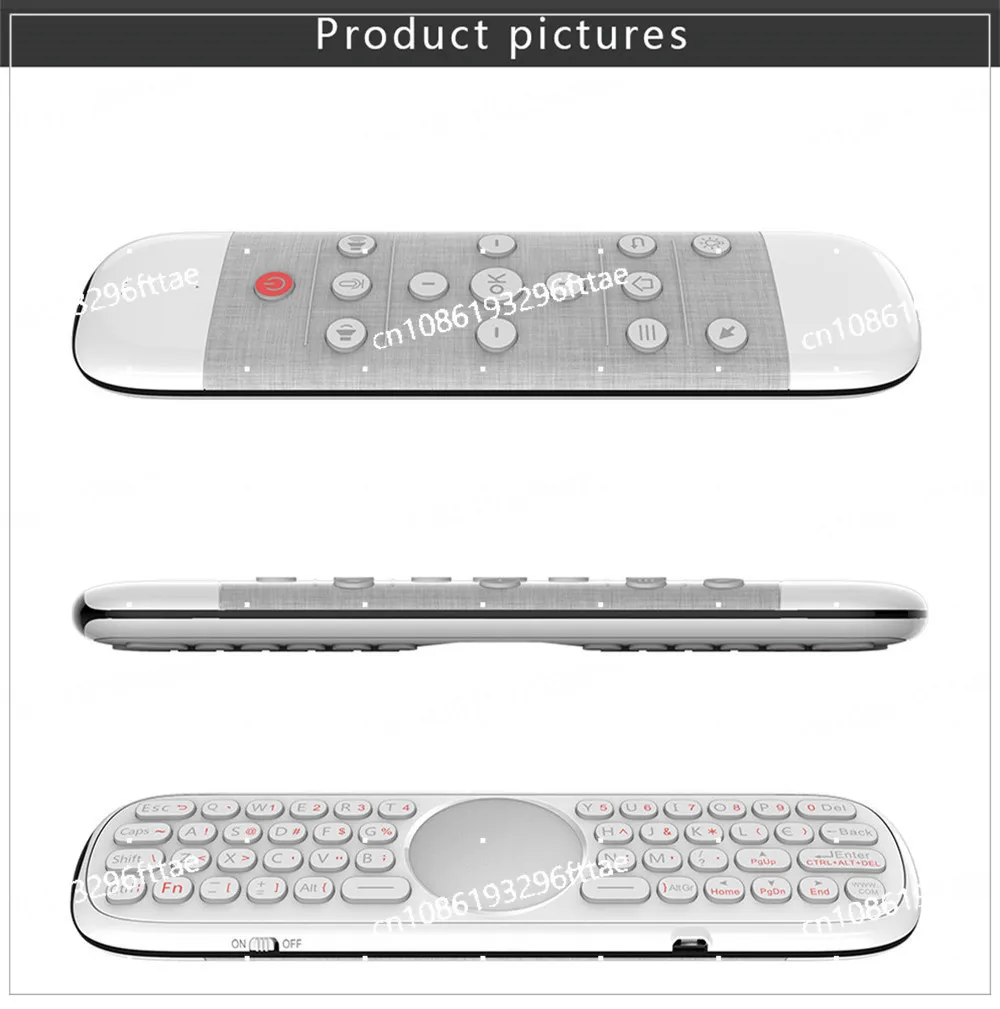 Wireless Somatosensory Mini Keyboard and Mouse, Infrared Learning Double-sided Keyboard, Air Flying Mouse Remote Control