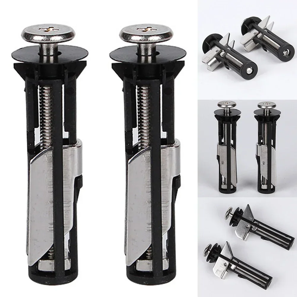 2pc Water Tank Bolt Toilet Seat Bolts Hinges Screws Toilet Lid Fixing Spare Parts Universal Replacement Bathroom Fixture