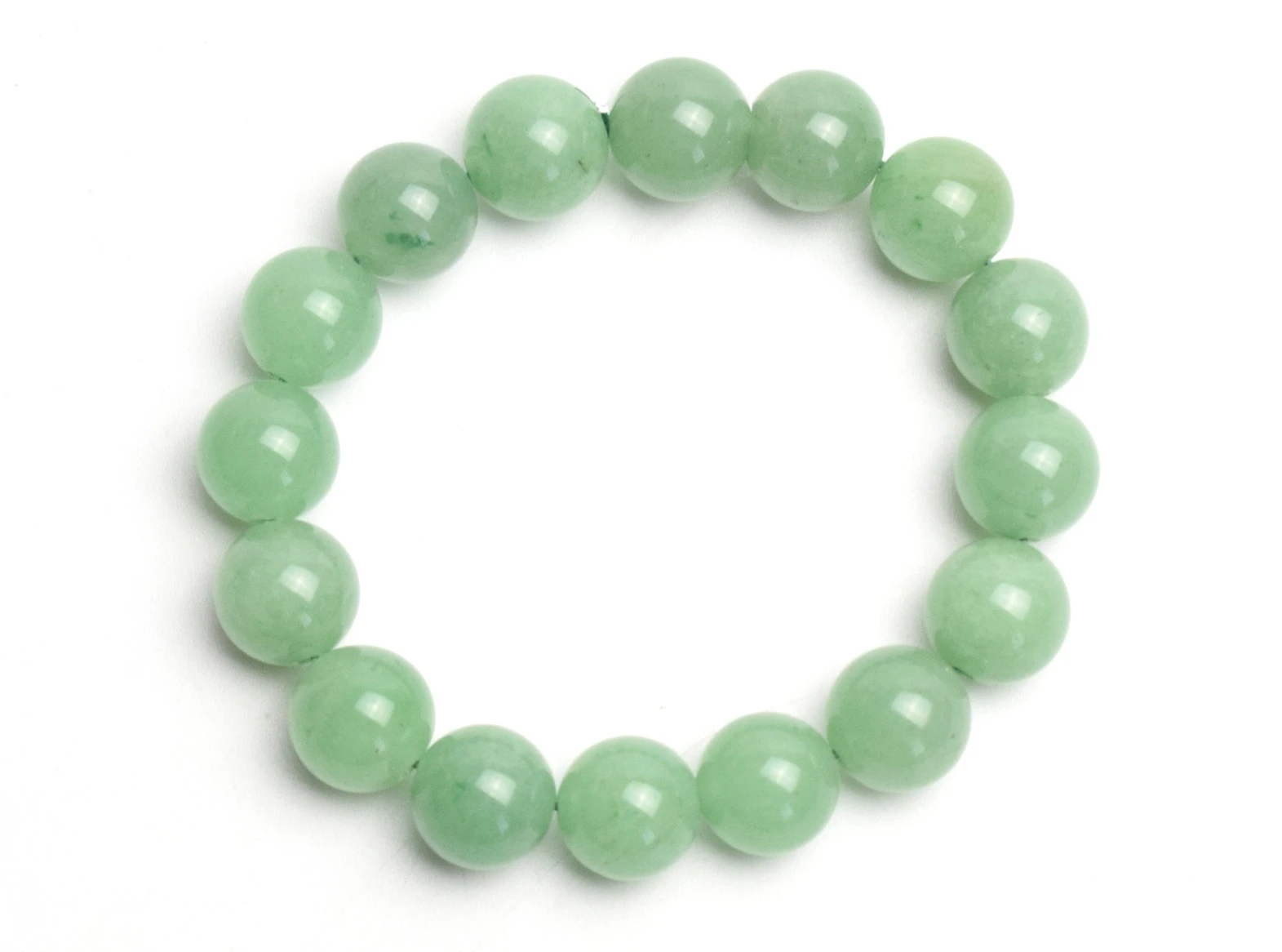 Natural Chakra Green Aventurine Stone Carved Crystal Healing Beads Stretch Semi-precious Stones Beaded Bracelets