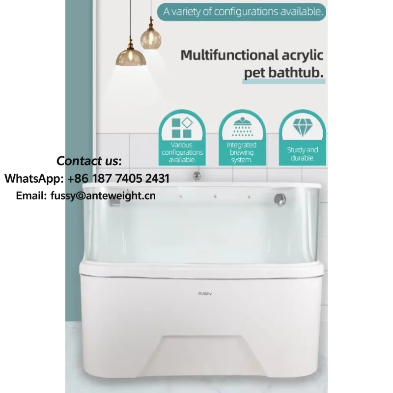 2026 Small Micro Bubble Pet Spa Bathtub for Cat and Dog Washing and Surfing