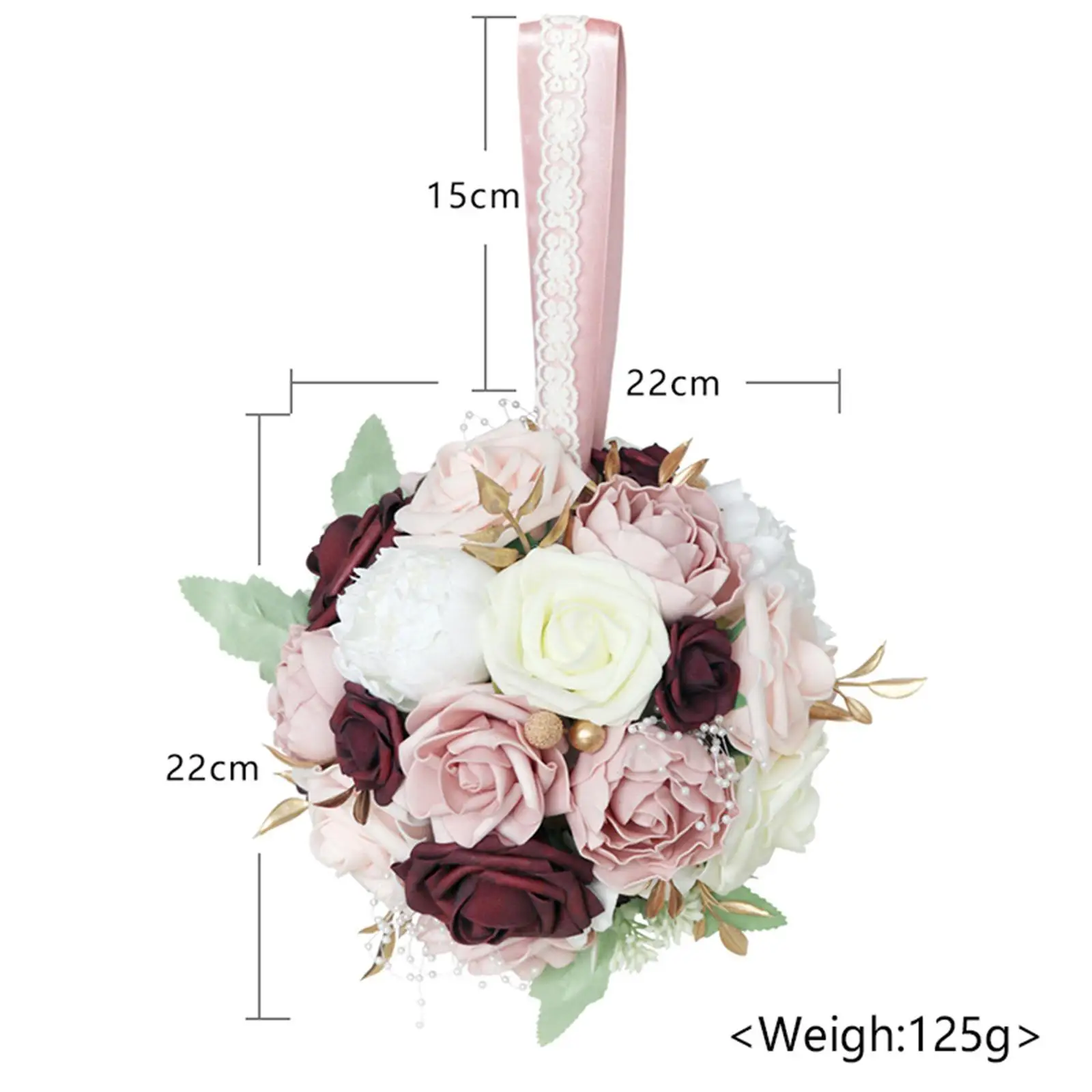 Rustic Artificial Flower Swag Handmade Centerpiece Garland Hanging Decorative