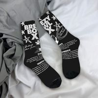 Chris Brown Stockings Men Breezy Bowl XX 2025 Tour Socks Soft Funny Socks Winter Cycling Anti Skid Design Socks Birthday Present