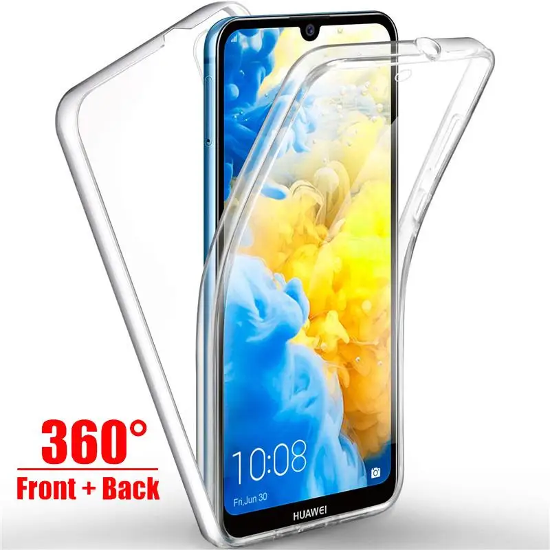 360° Full Body Case For Huawei P20 P30 P40 Lite Mate 10 20 Pro P Smart 2019 2020 2021 Honor 8x Clear Hybrid PC Hard Cover