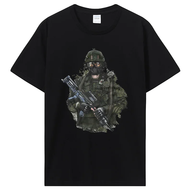 Spetsnaz Gru Special Forces Of Russia New T-Shirt Russia Army Tees Summer Men Cotton T Shirt Streetwear Harajuku Tshirt