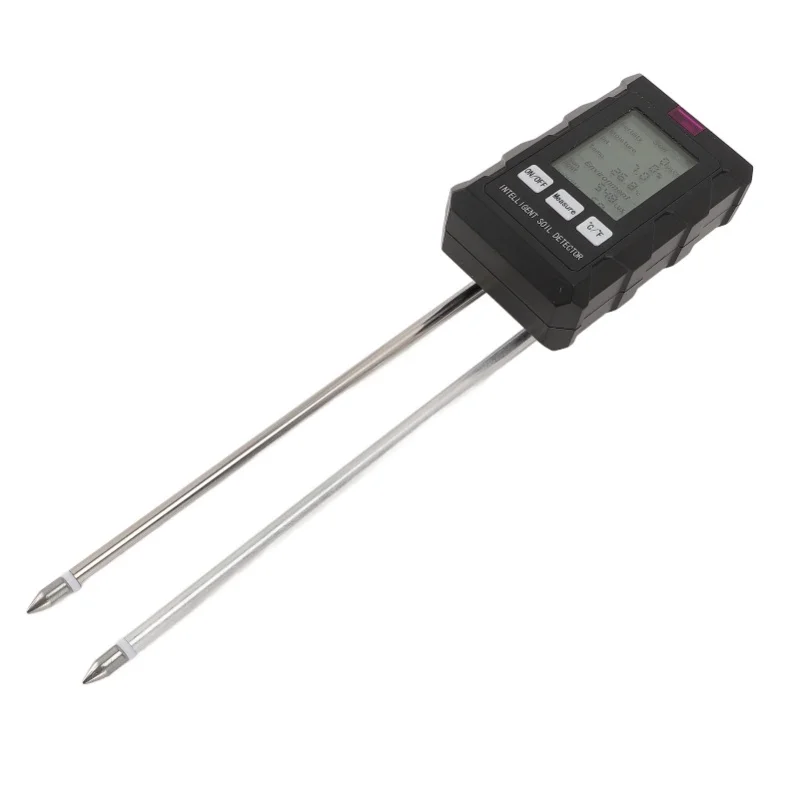Digital Soil Tester 6 In 1 Soil Humidity PH Fertility Temperature Sunlight Ambient Humidity Meter With Backlight For Garden Lawn