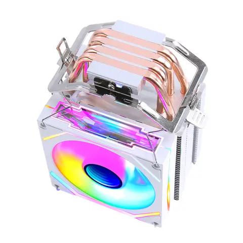 HNHU AMD AM4 Cooler Compatible LGA2011 2066 1700 115X 1200 18XX PC X79X99 Air-cooled Processor 2/4/6 Heat Pipe CPU Fan ARGB mute