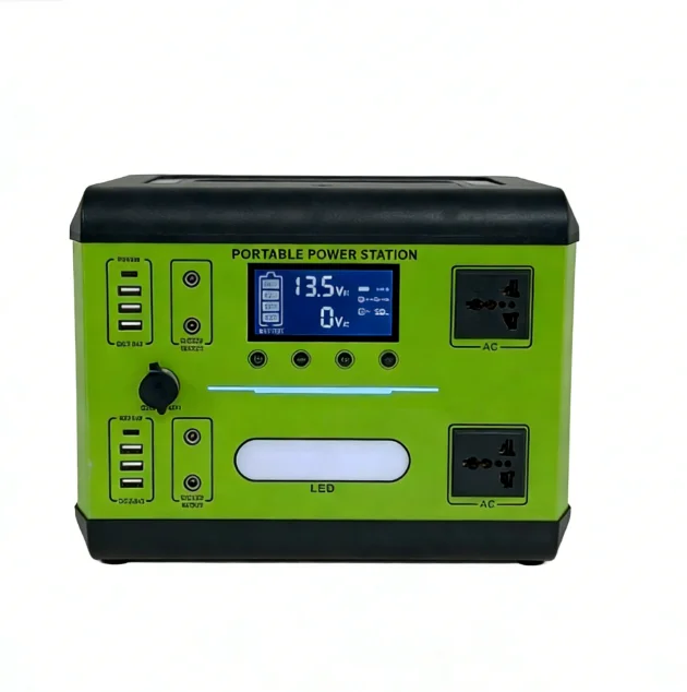 600W Portable Power Station 538Wh Portable Power Bank - Multi-Port Solar Generator for Home & Travel Use