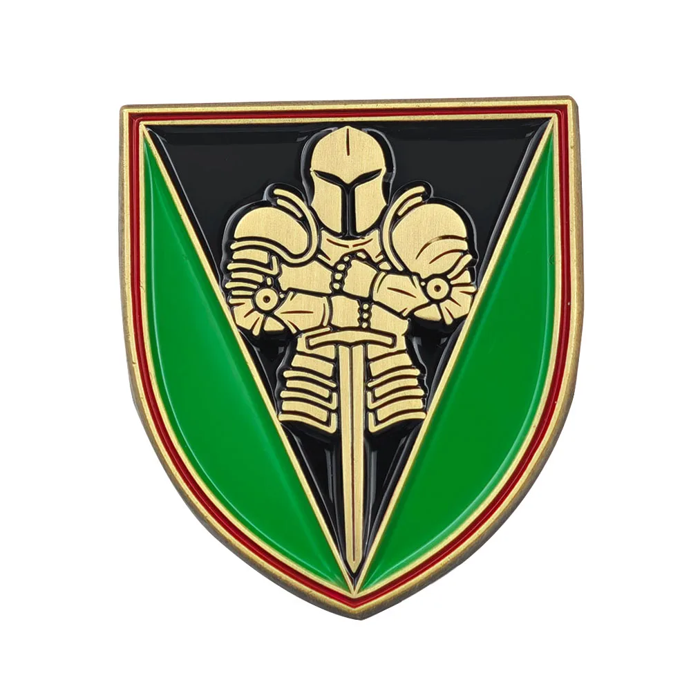Ukraine 17. schwere mechanisierte Brigade Metall-Emaille-Anstecker UAF Armee-Schild-Abzeichen Kryvyi Rih Ritter-Brosche Taktische Reversnadeln – Detail 5