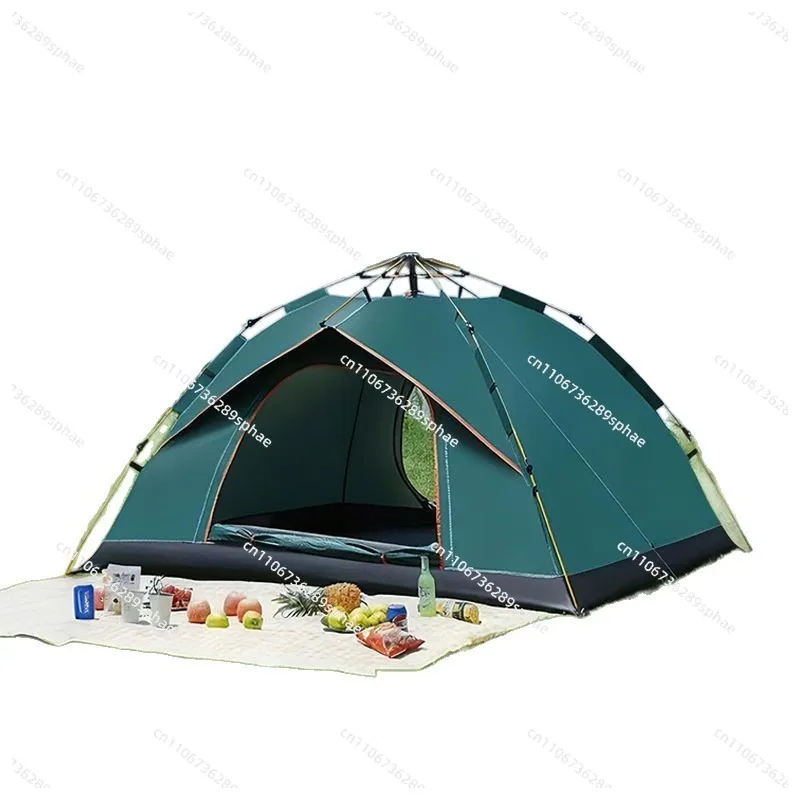 Camping tent outdoor portable stack one-click open and close camping overnight camping