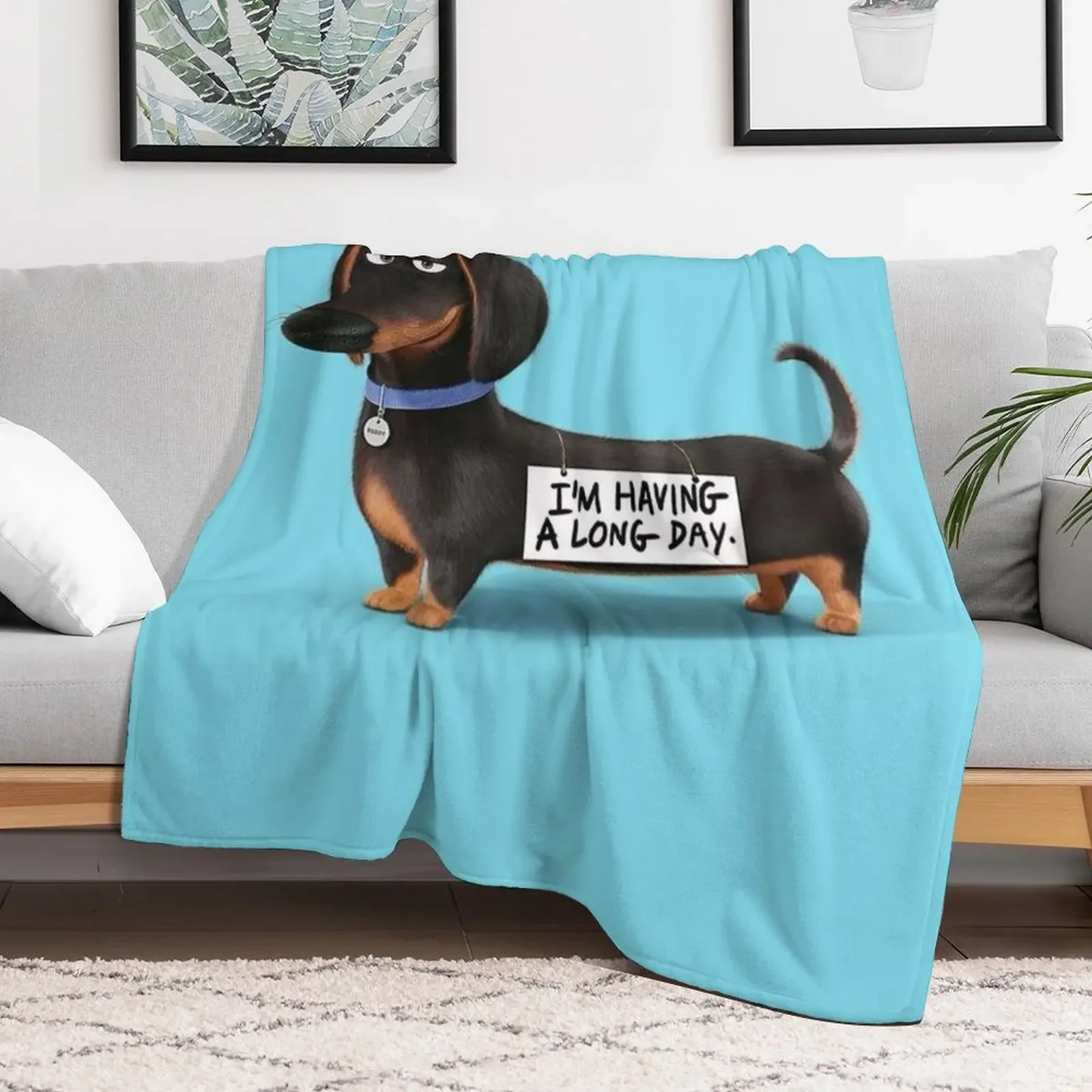 Dachshund Dog funny pupy Throw Blanket blankets ands Plaid Soft Blankets Sofas Of Decoration Blankets