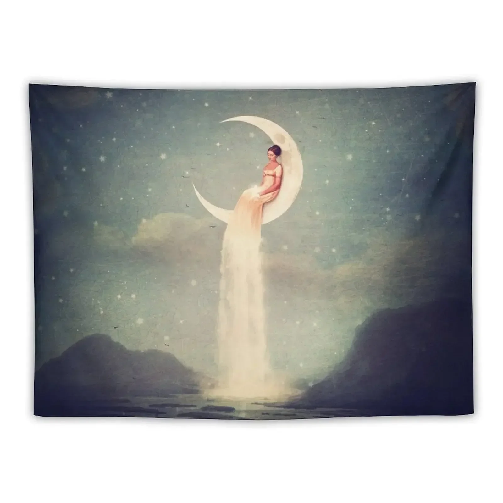 

Moon River Lady Tapestry Japanese Room Decor Room Design Wallpapers Home Decor Kawaii Room Decor Tapestry