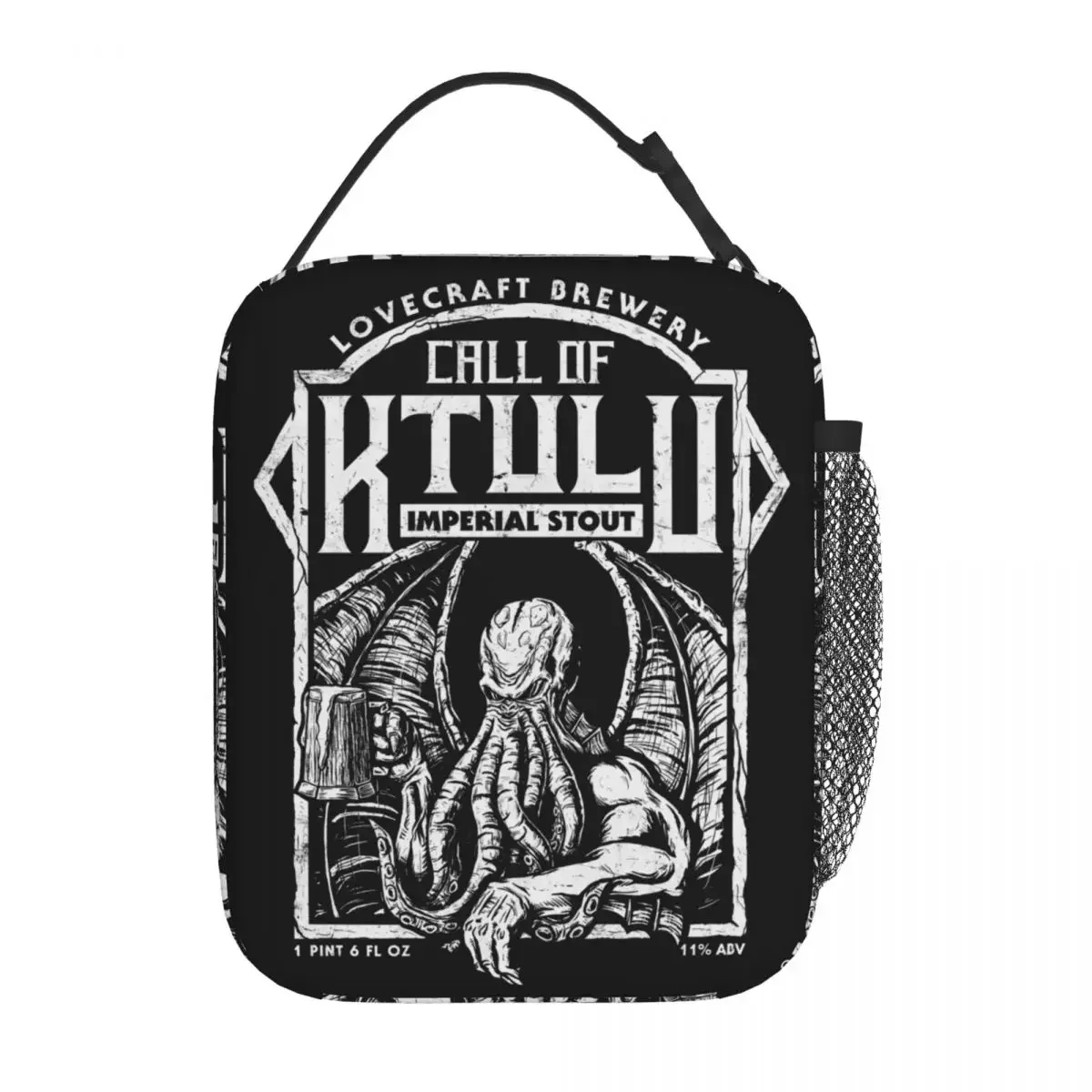 Call Of Cthulhu Ktulu Thermal Insulated Lunch Bags School Octopus Beer Portable Bento Box Kids Thermal Cooler Food Box