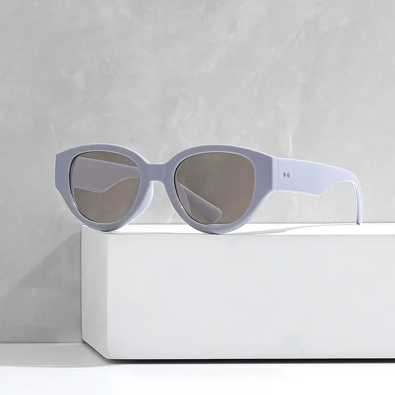 

Unisex Vintage Cat Eye Sunglasses Designer Brand Acetate Fiber Fashion Eyewear UV400 Protection Trendy Glasses For Women