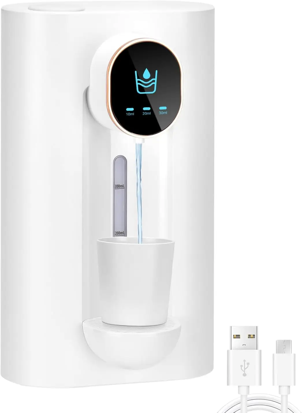 Automatic Mouthwash Dispenser Touchless Wall Mounted Mouth Wash Dispenser for Bathroom with  Cups,Perfect for Kids and Adults