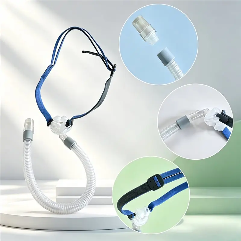 ABIT Replacement Set For Airfit P10 - Includes Head Strap, Nasal Cushion (S/M/L) And Frame System,CPAP Supply Kit