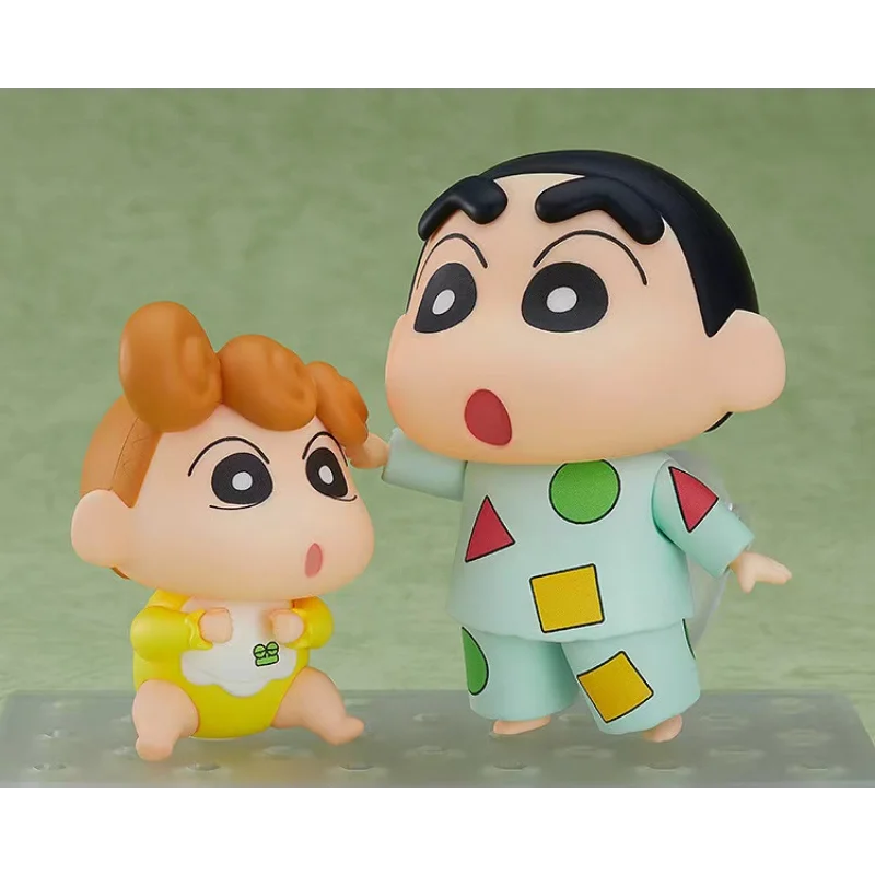 In Stock Original GOOD SMILE GSC1565 Crayon Shin-chan Shinnosuke Nohara Pajama & Himawari Official Action Anime Figure Genuine