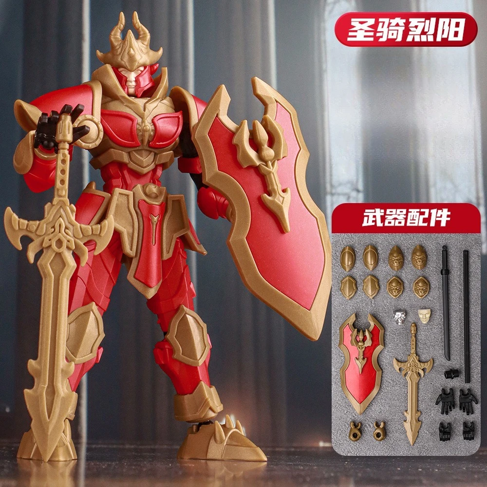 نموذج الملك آرثر نايت المنقولة المفصلية للرجال على الإنترنت المشاهير زخرفة درع درع المحارب روبوت بوي لعبة هدية