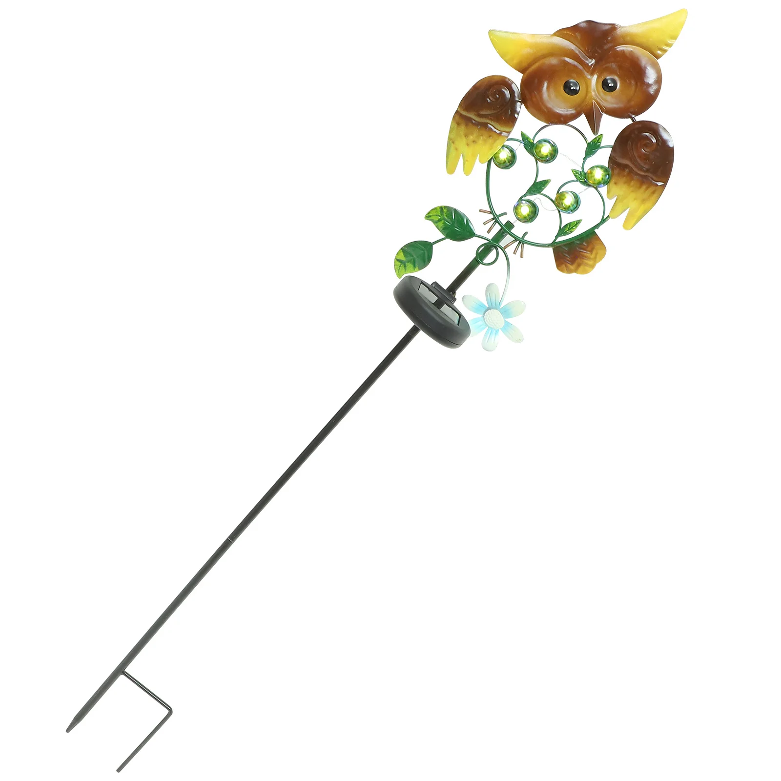 

1Pcs Rain Gauge Solar Lawn Light Owl Design Waterproof Outdoor Garden Yard Lamp Creative Decorative Energy Saving Light