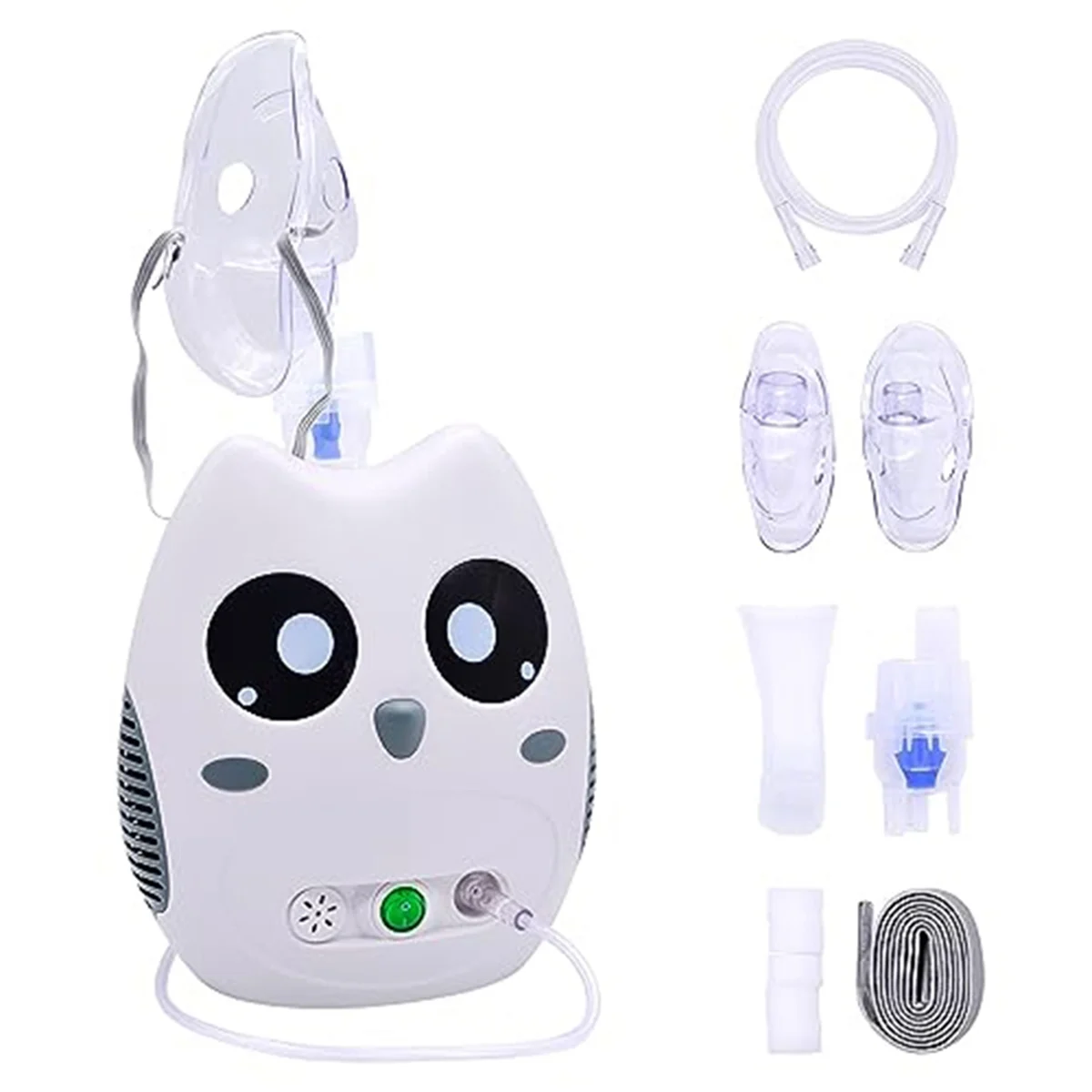 Portable Atomizer for Children and Adults, Compressor Atomizer for Home and Travel, Cartoon Design (Cute Owl),US Plug