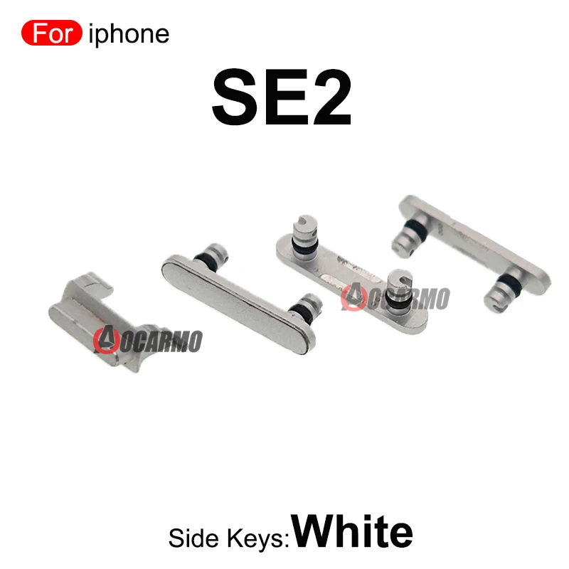 For iPhone SE 2nd Generation SE2 Power on off  Volume Camera Button Side keys