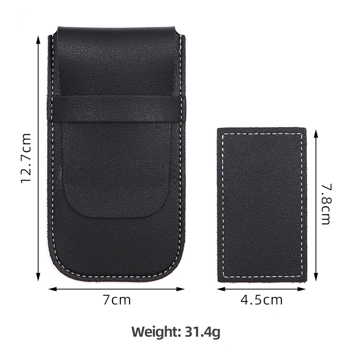 PU leather watch organizer Bag dust watch bag simple flip cover thickened leather anti-scratch watch placement bag