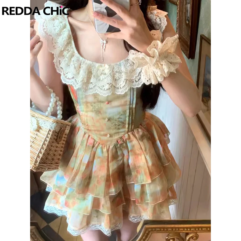 

Женское ретро платье с оборками, красное платье в стиле ретро