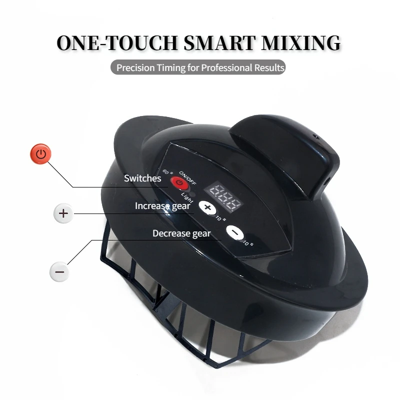 Professional Hair Color Dyeing Electric Hair Coloring Automatic Mixer Hairs Color Cream Mixing Bowl Hairdressing Dyeing Stirrer