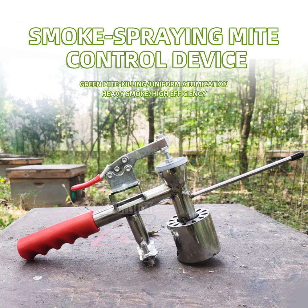 

Bee Mite Fumigator, Fumigation Machine with Atomization for Varroa Mite Control, Reusable Hive Tool