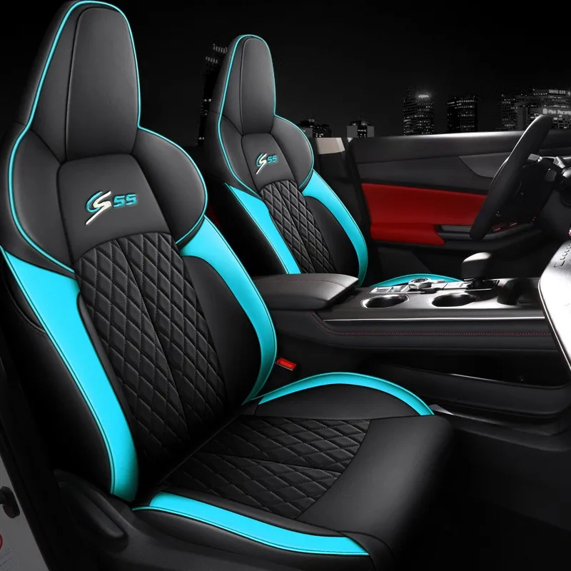 

Custom Car Seat Covers leather For Changan CS55 PLUS 2022 2023 Full Covered Car Seat Protective Cover Auto Interior Accessories