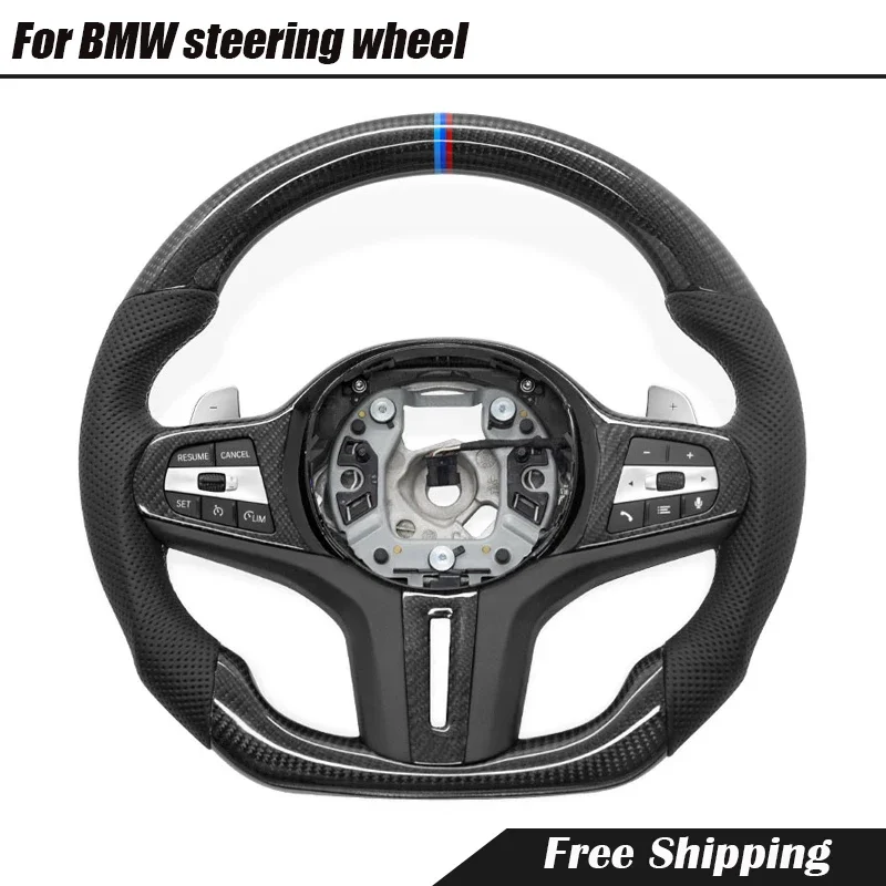 

Leather Carbon Fibre LED M Sport Steering Wheel For BMW G30 G20 G01 G02 G22 G29 G80 M2 M3 M4 M5 F90 F40 F44 F97 F98 F95 F96 X5